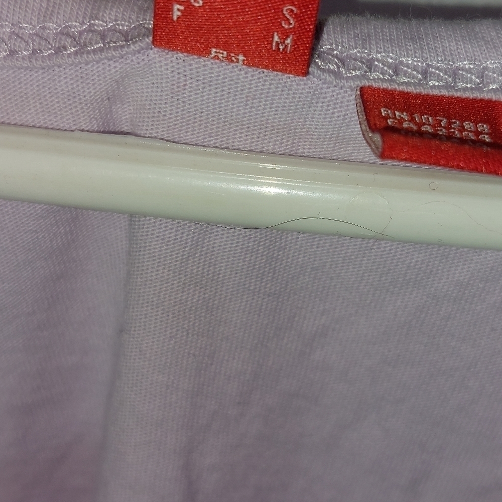 Women's Spirit Lavender Ruffled Top Size Small - Picture 4 of 4